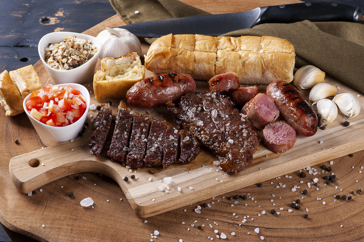 É dia de churrasco